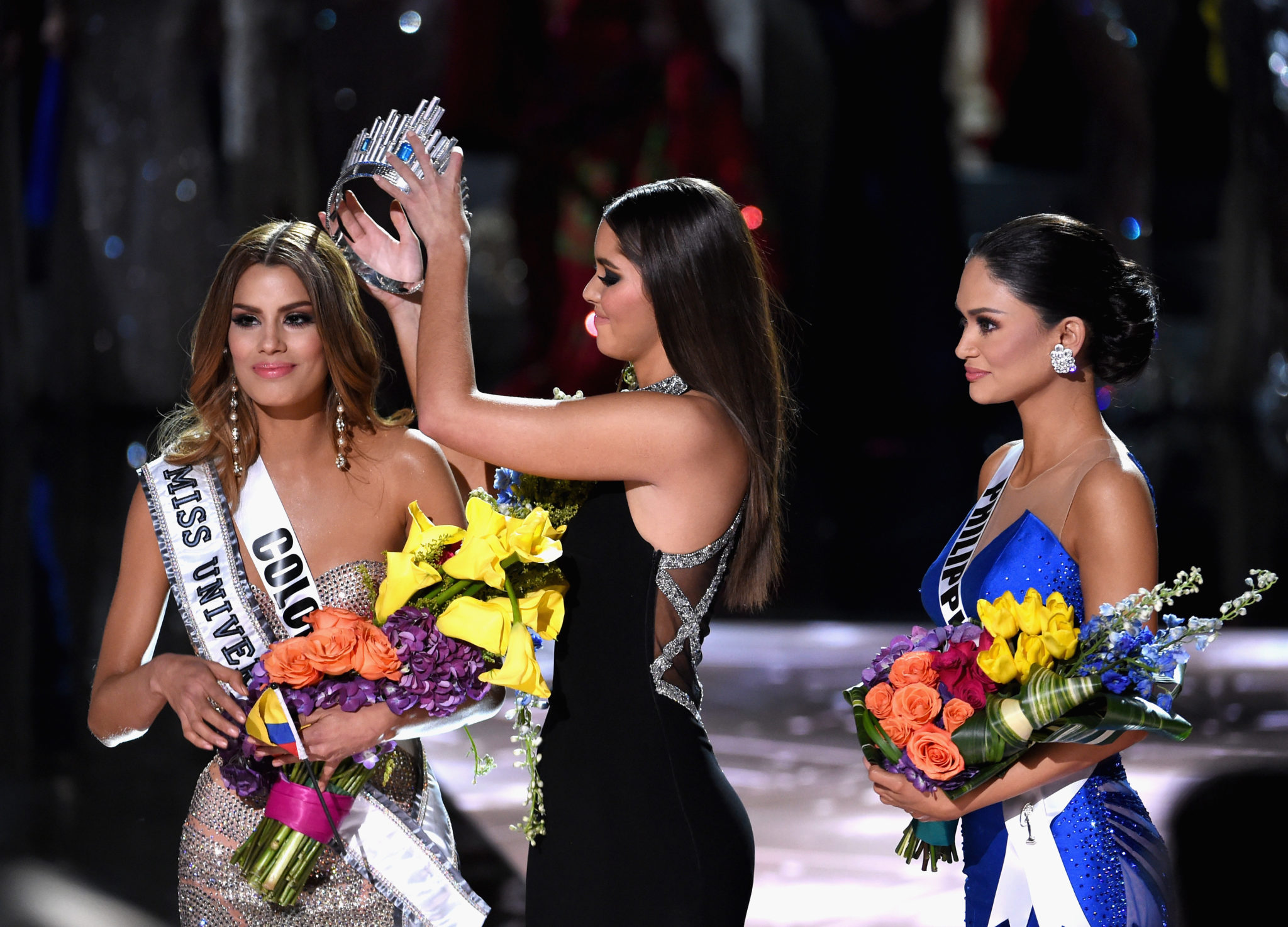 the 2015 Miss Universe Pageant at The Axis at Planet Hollywood Resort & Casino on December 20, 2015 in Las Vegas, Nevada.